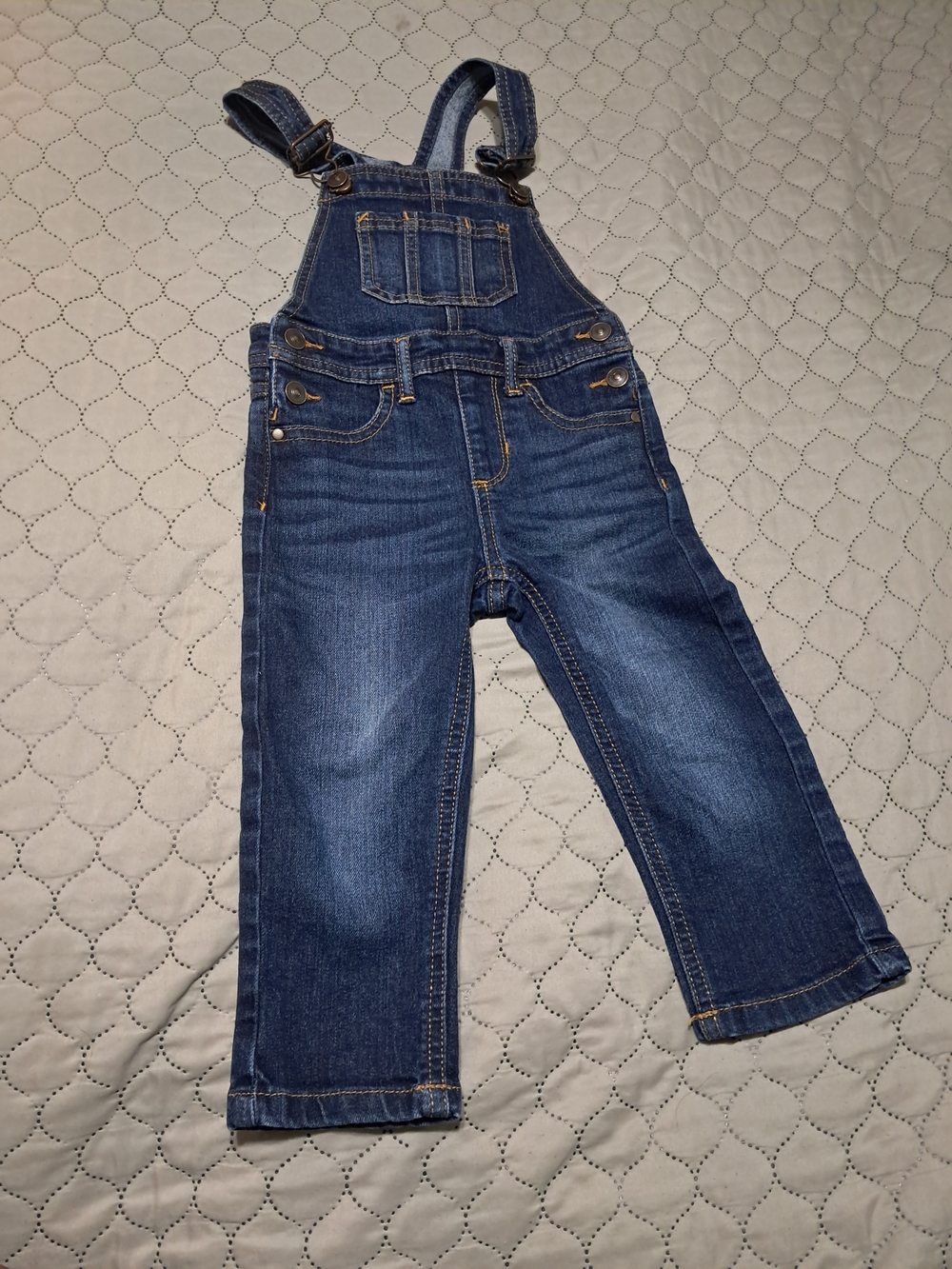 wonder nation Dark Blue Denim Overall Pants